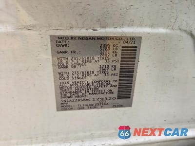 Zdjęcie 12 z 12 samochodu: 2021 NISSAN MURANO SV VIN:5N1AZ2BS8MC129320 - miniatura