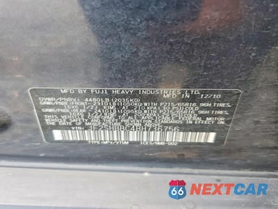Zdjęcie 14 z 14 samochodu: 2011 SUBARU FORESTER 2.5X VIN:JF2SHBBC4BH736756 - miniatura