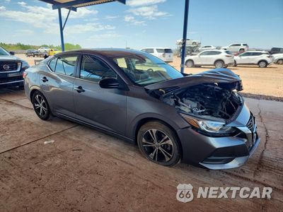 Czwarte zdjęcie samochodu z boku: 2022 NISSAN SENTRA SV VIN:3N1AB8CV5NY242500 - miniatura