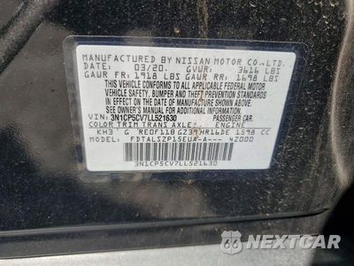 Zdjęcie 14 z 14 samochodu: 2020 NISSAN KICKS SV VIN:3N1CP5CV7LL521630 - miniatura