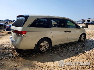 Trzecie zdjęcie samochodu z tyłu: 2016 HONDA ODYSSEY LX VIN:5FNRL5H24GB134491 - miniatura
