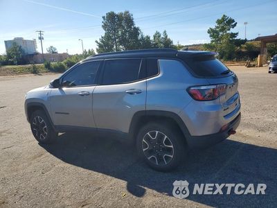 Drugie zdjęcie samochodu z przodu: 2020 JEEP COMPASS TRAILHAWK VIN:3C4NJDDB1LT207963 - miniatura