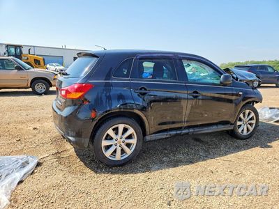 Trzecie zdjęcie samochodu z tyłu: 2014 MITSUBISHI OUTLANDER SPORT ES VIN:4A4AP3AU4EE004722 - miniatura