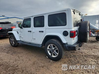 Drugie zdjęcie samochodu z przodu: 2018 JEEP WRANGLER UNLIMITED SAHARA VIN:1C4HJXEG4JW213918 - miniatura
