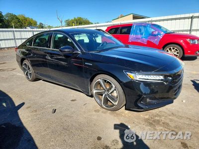 Czwarte zdjęcie samochodu z boku: 2022 HONDA ACCORD HYBRID SPORT VIN:1HGCV3F26NA011953 - miniatura