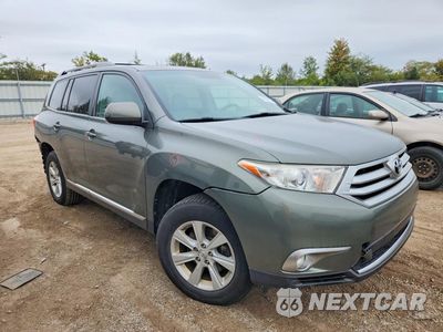 Czwarte zdjęcie samochodu z boku: 2011 TOYOTA HIGHLANDER SE VIN:5TDBK3EH4BS057112 - miniatura