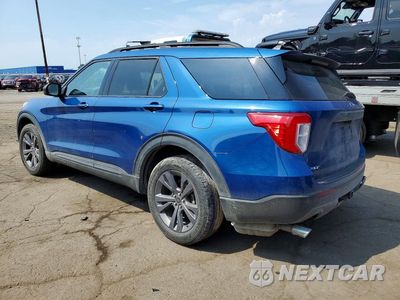 Drugie zdjęcie samochodu z przodu: 2021 FORD EXPLORER XLT VIN:1FMSK8DH0MGC42118 - miniatura
