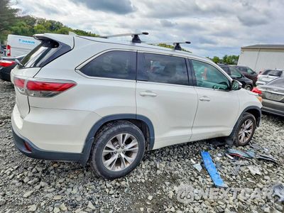Trzecie zdjęcie samochodu z tyłu: 2014 TOYOTA HIGHLANDER XLE VIN:5TDJKRFH5ES044242 - miniatura