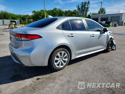 Trzecie zdjęcie samochodu z tyłu: 2020 TOYOTA COROLLA LE VIN:JTDEPRAE0LJ109346 - miniatura