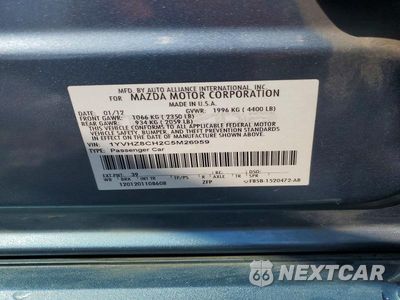 Zdjęcie 12 z 12 samochodu: 2012 MAZDA 6 I VIN:1YVHZ8CH2C5M26959 - miniatura