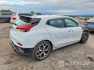Trzecie zdjęcie samochodu z tyłu: 2020 HYUNDAI VELOSTER N BASE VIN:KMHT36AH5LU003450 - miniatura