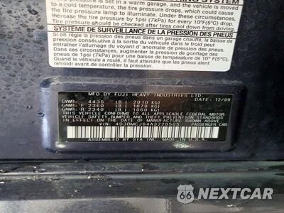 Zdjęcie 13 z 13 samochodu: 2010 SUBARU LEGACY 2.5I LIMITED VIN:4S3BMCJ64A3228505 - miniatura
