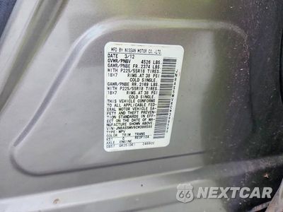 Zdjęcie 12 z 12 samochodu: 2012 NISSAN ROGUE S/SV VIN:JN8AS5MV6CW399598 - miniatura