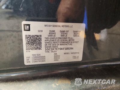 Zdjęcie 12 z 12 samochodu: 2019 CHEVROLET SILVERADO K2500 HEAVY DUTY LTZ VIN:1GC1KTEY6KF185394 - miniatura