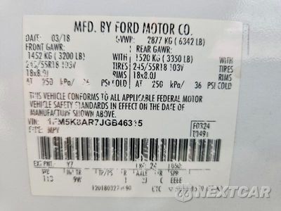 Zdjęcie 13 z 13 samochodu: 2018 FORD EXPLORER POLICE INTERCEPTOR VIN:1FM5K8AR7JGB46315 - miniatura