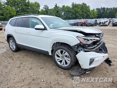 Czwarte zdjęcie samochodu z boku: 2022 VOLKSWAGEN ATLAS SE VIN:1V2HP2CA4NC559585 - miniatura