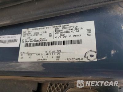 Zdjęcie 13 z 13 samochodu: 2021 FORD TRANSIT DELIVERY TRUCK VIN:1FDDF6P88MKA70611 - miniatura