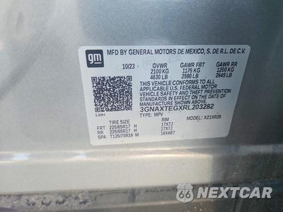 Zdjęcie 13 z 13 samochodu: 2024 CHEVROLET EQUINOX LT VIN:3GNAXTEGXRL203282 - miniatura