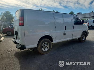 Trzecie zdjęcie samochodu z tyłu: 2022 GMC SAVANA G3500 VIN:1GTZ7GFP3N1266386 - miniatura