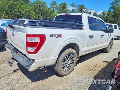 Trzecie zdjęcie samochodu z tyłu: 2022 FORD F150 SUPERCREW VIN:1FTEW1CP7NFC28214 - miniatura