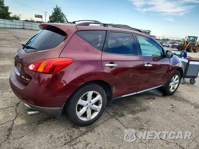 Trzecie zdjęcie samochodu z tyłu: 2009 NISSAN MURANO S VIN:JN8AZ18W39W103551 - miniatura