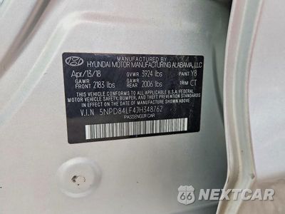 Zdjęcie 12 z 12 samochodu: 2018 HYUNDAI ELANTRA VALUE EDITION VIN:5NPD84LF4JH348762 - miniatura