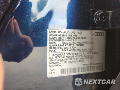 Zdjęcie 14 z 14 samochodu: 2025 AUDI Q7 PREMIUM PLUS VIN:WA1LVBF70SD018423 - miniatura