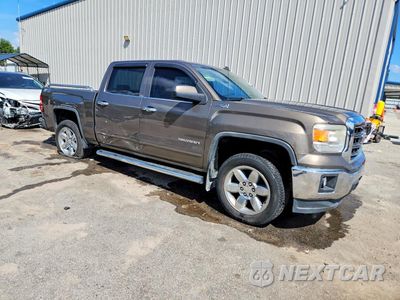 Czwarte zdjęcie samochodu z boku: 2014 GMC SIERRA K1500 SLE VIN:3GTU2UEC3EG336024 - miniatura