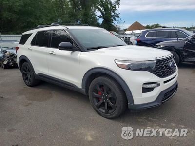 Czwarte zdjęcie samochodu z boku: 2020 FORD EXPLORER ST VIN:1FM5K8GC7LGA09431 - miniatura