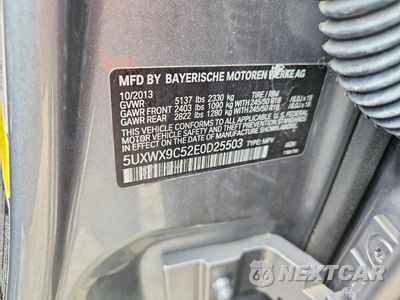 Zdjęcie 13 z 13 samochodu: 2014 BMW X3 XDRIVE28I VIN:5UXWX9C52E0D25503 - miniatura