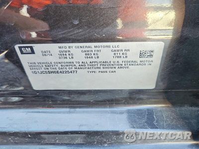 Zdjęcie 12 z 12 samochodu: 2014 CHEVROLET SONIC LT VIN:1G1JC5SH6E4225477 - miniatura