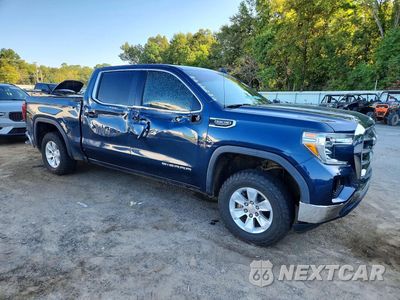 Czwarte zdjęcie samochodu z boku: 2021 GMC SIERRA C1500 SLE VIN:3GTP8BED9MG102980 - miniatura