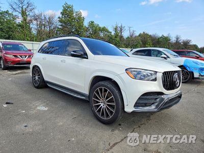 Czwarte zdjęcie samochodu z boku: 2021 MERCEDES-BENZ GLS 580 4MATIC VIN:4JGFF8GE1MA404851 - miniatura