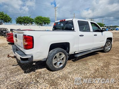 Trzecie zdjęcie samochodu z tyłu: 2018 CHEVROLET SILVERADO C1500 CUSTOM VIN:3GCPCPEH2JG313884 - miniatura