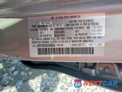 Zdjęcie 12 z 12 samochodu: 2025 MAZDA CX-5 PREMIUM PLUS VIN:JM3KFBEM9S0569664 - miniatura
