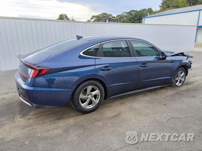 Trzecie zdjęcie samochodu z tyłu: 2021 HYUNDAI SONATA SE VIN:5NPEG4JA7MH104896 - miniatura