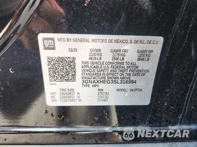 Zdjęcie 13 z 13 samochodu: 2025 CHEVROLET EQUINOX LT VIN:3GNAXHEG3SL316994 - miniatura