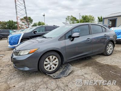 2012 HONDA CIVIC LX 2HGFB2F55CH521347 - główne zdjęcie licytacji z USA - miniatura
