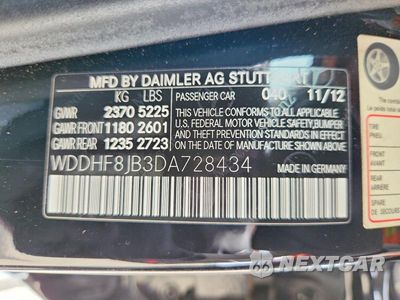 Zdjęcie 12 z 12 samochodu: 2013 MERCEDES-BENZ E 350 4MATIC VIN:WDDHF8JB3DA728434 - miniatura