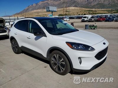 Czwarte zdjęcie samochodu z boku: 2022 FORD ESCAPE SEL VIN:1FMCU9H93NUB63150 - miniatura