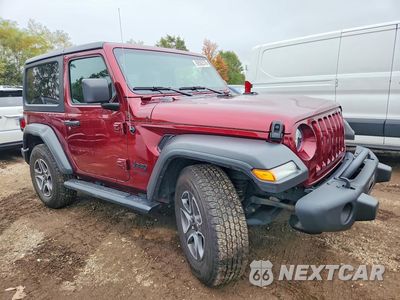 Czwarte zdjęcie samochodu z boku: 2021 JEEP WRANGLER SPORT VIN:1C4GJXAG6MW864148 - miniatura