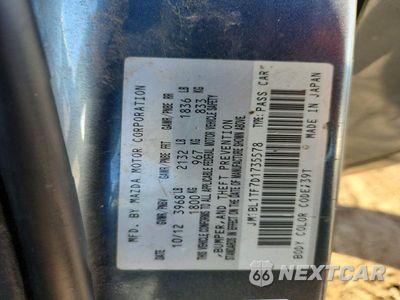 Zdjęcie 12 z 12 samochodu: 2013 MAZDA 3 I VIN:JM1BL1TF7D1735578 - miniatura