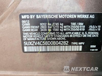 Zdjęcie 13 z 13 samochodu: 2013 BMW X5 XDRIVE35I VIN:5UXZV4C58D0B04282 - miniatura