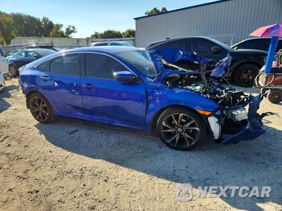 Czwarte zdjęcie samochodu z boku: 2020 HONDA CIVIC SPORT VIN:19XFC2F85LE211538 - miniatura
