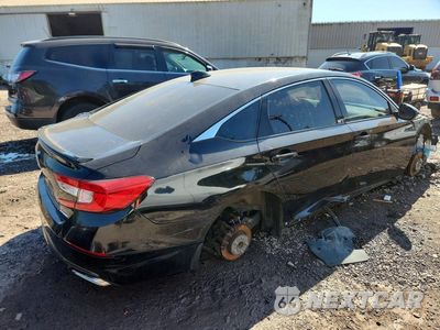 Trzecie zdjęcie samochodu z tyłu: 2019 HONDA ACCORD SPORT VIN:1HGCV1F34KA012852 - miniatura