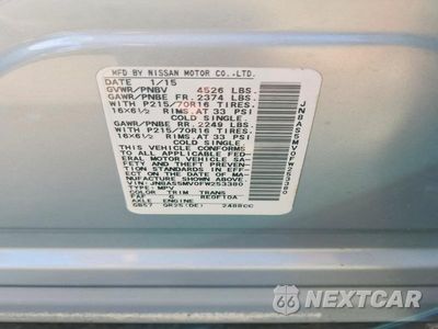Zdjęcie 13 z 13 samochodu: 2015 NISSAN ROGUE SELECT S VIN:JN8AS5MV0FW253380 - miniatura