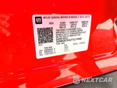 Zdjęcie 13 z 13 samochodu: 2026 CHEVROLET BLAZER 2LT VIN:3GNKBCR42TS174960 - miniatura