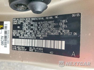 Zdjęcie 13 z 13 samochodu: 2005 TOYOTA SIENNA LE VIN:5TDBA23C65S050235 - miniatura