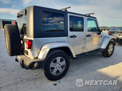 Trzecie zdjęcie samochodu z tyłu: 2008 JEEP WRANGLER UNLIMITED SAHARA VIN:1J4GA59138L505507 - miniatura