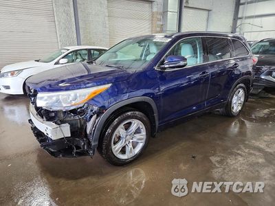 2014 TOYOTA HIGHLANDER LIMITED 5TDDKRFH9ES032379 - główne zdjęcie licytacji z USA - miniatura